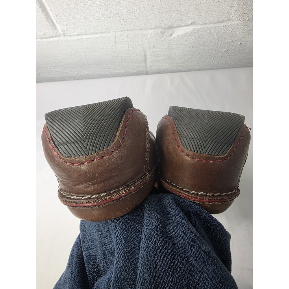Clarks Mens‎ Sz 10.5 Brown Leather Marcos Drive loafers Moccasins - Picture 7 of 8